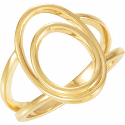 51131:104:P 18kt Yellow Ladies Metal Fashion Restyling Ring