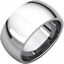 IR14:908:P Sterling Silver 10mm Comfort Fit Band