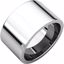 FIR6.5:653:P Sterling Silver 12mm Flat Band