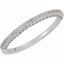 68925:108:P Platinum 1/4 CTW Diamond Band