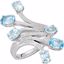 69677:60001:P Aquamarine & Swiss Blue Topaz Ring