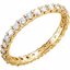 121935:181:P 18kt Yellow 7/8 CTW Diamond Eternity Band Size 7