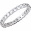 121938:216:P Platinum 1 1/5 CTW Diamond Eternity Band Size 6.5
