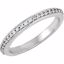 121821:109:P 14kt White 1/4 CTW Diamond Band
