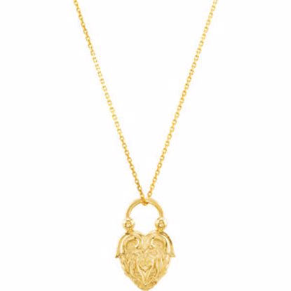 85328:104:P Vintage-Style Heart Necklace or Pendant