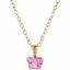 190041:12100:P 14kt Yellow October Birthstone 14" Necklace