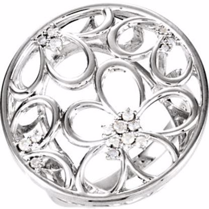 121959:60002:P 1/6 CTW Floral Design Diamond Ring