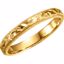 50071:18100:P 18kt Yellow 3mm Hand-Engraved Band Size 7
