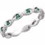 121989:60002:P 14kt White 1 3/4 CTW Diamond Eternity Band
