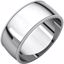 MGL8:151389:P 10kt White 8mm Light Milgrain Band