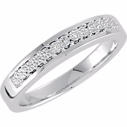 650026:102:P .01 CTW Diamond Illusion Band