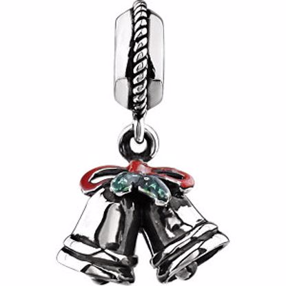 28623:101:P Kera® Holiday Silver Bells Dangle