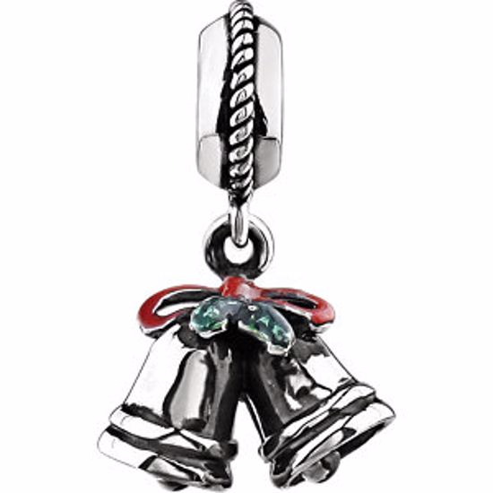 28623:101:P Kera® Holiday Silver Bells Dangle