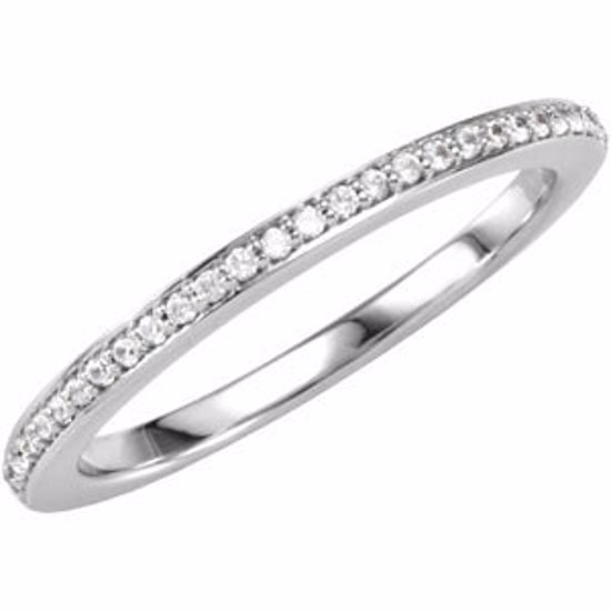 67856:200:P 14kt White 1/6 CTW Diamond Band