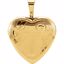 650224:602:P Gold Plated & Sterling Silver Heart Locket with Cross