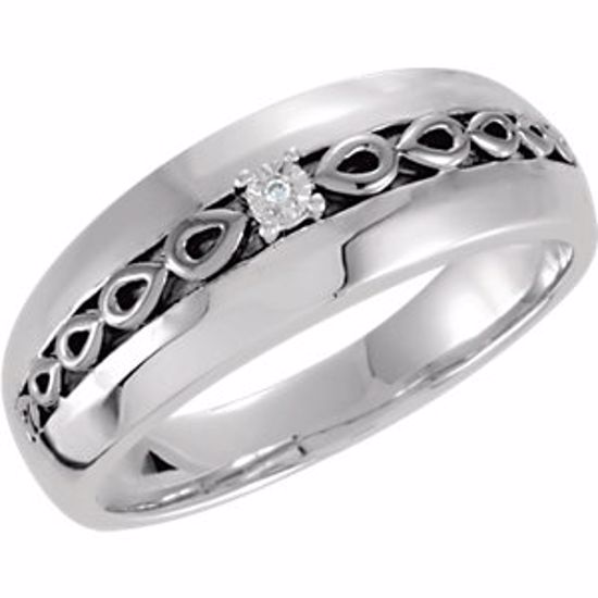 650018:103:P .005 CTW Diamond Illusion Men's Band