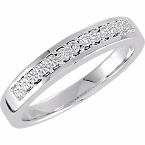650026:103:P .01 CTW Diamond Illusion Band
