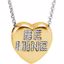 650271:110:P .02 CTW Diamond "Be Mine" Heart Necklace 