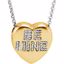 650271:110:P .02 CTW Diamond "Be Mine" Heart Necklace 