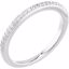 67792:134:P Continuum Sterling Silver 1/8 CTW Diamond Band