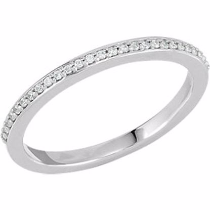 68797:114:P Sterling Silver .07 CTW Diamond Band
