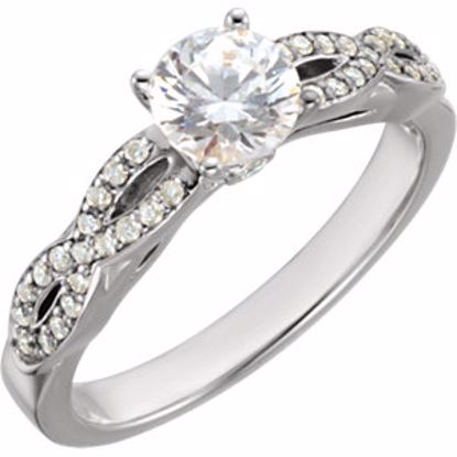 67787:131:P 10kt White 3/4 CTW Diamond Engagement Ring