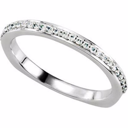 67864:151:P 10kt White 1/8 CTW Diamond Band