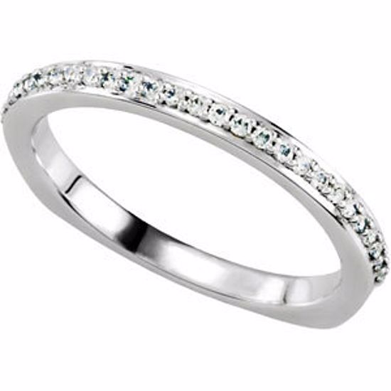 67864:151:P 10kt White 1/8 CTW Diamond Band