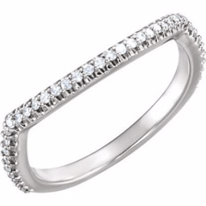 68139:6006:P 10kt White 1/5 CTW Diamond Band