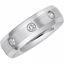 63349:290695:P Continuum Sterling Silver 1/2 CTW Diamond Band Size 11