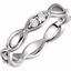 121943:240:P 10kt White 1/3 CTW Diamond Sculptural-Inspired Eternity Band 