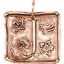 85638:139:P 14kt Rose Initial "J" Vintage Pendant 