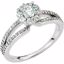 121963:227:P 10kt White 5/8 CTW Diamond Infinity-Inspired Eternity Band Size 7