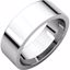 FIR14:658:P Continuum Sterling Silver 7mm Flat Comfort Fit Band
