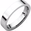 FIR12:502:P Continuum Sterling Silver 4mm Flat Comfort Fit Band