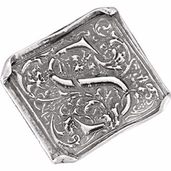51169:243:P Sterling Silver Initial "A" Vintage Ring