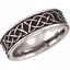 COR250:1010:P Cobalt 7mm Black PVD Design Band 10