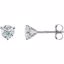 66233:60052:P 18kt White 3/4 CTW Diamond Stud Earrings