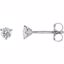 66233:60057:P 18kt White 1/4 CTW Diamond Stud Earrings