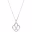 650778:1010:P Sterling Silver Fight Against Cancer CZ 18" Necklace