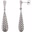 85671:105:P 14kt Yellow Pierced Style Earrings