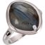 650867:1290:P 18kt Vermeil 15x11x6mm Labradorite Ring Size 6 with Box