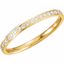 651022:402:P 14kt Yellow 1/4 CTW Diamond Machine Set Anniversary Band Size 6