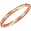 651025:101:P 14kt Rose 1/10 CTW Diamond Eternity Band