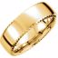 51193:1075:P 14kt Yellow  7.5mm Fancy Carved Band Size 7.5