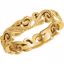 50539:100040:P 18kt Yellow 4.5mm Band Size 5.5