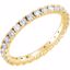 122026:430:P 14kt Yellow 9/10 CTW Diamond Eternity Band Size 8
