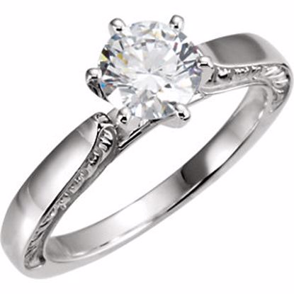 121971:181:P 10kt White & 14kt White 1/4 CTW Diamond Sculptural Engagement Ring