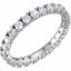 122026:6010:P 14kt White 1 3/8 CTW Diamond Eternity Band Size 7