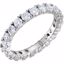 122026:489:P 14kt White 2 1/5 CTW Diamond Eternity Band Size 8.5